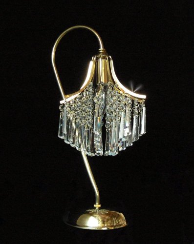 Křišťálová stolní lampa SE-7260-1-H