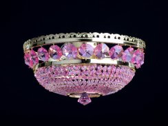 Crystal chandelier 7123-3-S Magenta