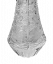 Broušená pozlacená váza - Výška 23cm