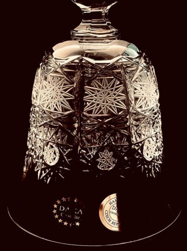 Campana tallada en cristal - Altura 16cm