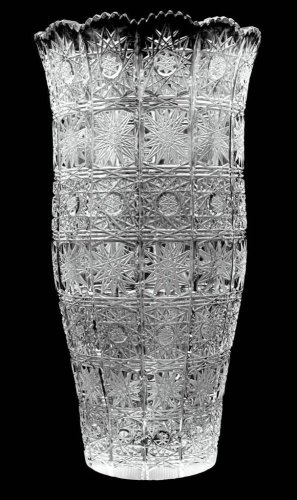 Broušená křišťálová váza - Výška 25cm