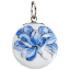 Porcelánový přívěsek "Boule Tuberose Relief Blue"