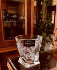 Cut crystal liqueur glasses - set of 6pcs - Height 5cm/55ml