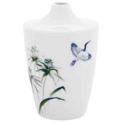 VÁZA Meissen® Cosmopolitan Tráva s modrým ibisem, MALÁ