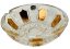 Broušený pozlacený popelník - Výška 5cm