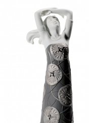 Hesperia Figurine. Silver Lustre