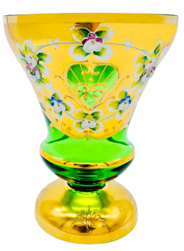 Váza zdobená vysokým smaltem - Výška 20cm