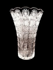 Broušená křišťálová váza - Výška 25cm