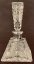 Cut crystal bottle for perfume - Height 13cm