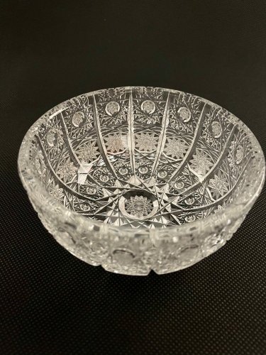 Cut crystal bowl - Height 5cm / Diameter 11cm