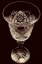 切割水晶白葡萄酒杯 - 一套6只 - 高度18厘米/220毫升
