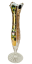 Broušená pozlacená váza - Výška 23cm