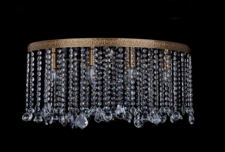 Křišťálový lustr 7360-6-PT OVÁL