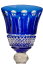 Broušený barevný kalíšek na víno 1ks - Výška 18cm/180ml
