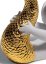 Playing at Sea Mermaid Figurine. Golden Lustre