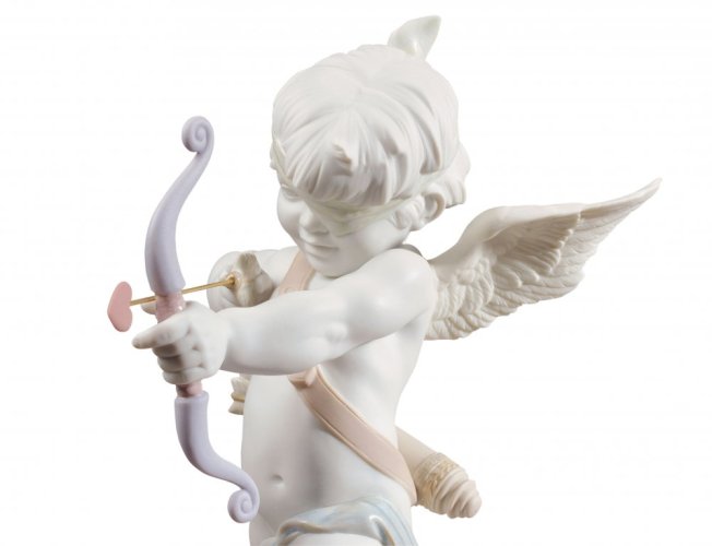Straight to The Heart Cupid Angel Figurine
