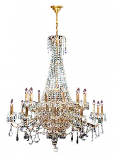 Crystal chandelier 7330-12+12-S