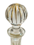 Gold-plated cut crystal bottle - Height 31cm/1000ml