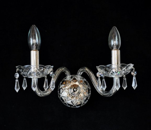Crystal wallsconce N-2420-2-NK