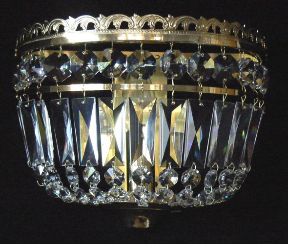Crystal wall-sconce N7126/1/S