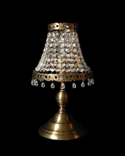 Křišťálová stolní lampa SE-7460-1-PT