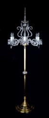 Crystal floor lamp AK-0150-6-PT