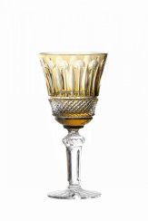 Copas de vino cortadas de colores - juego de 6 - 240ml