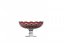 Color-cut crystal footed bowl - Height 7cm / Diameter 11cm