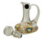 Broušená pozlacená karafka - Výška 16cm