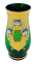 Vase decorated with high enamel - Height 16cm