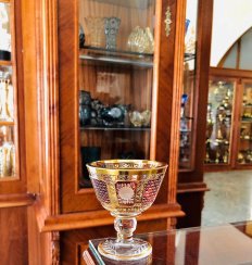 Paneled liqueur glass - set of 2pcs - Height 7cm/80ml