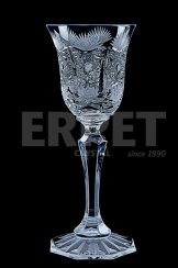 Luxury cut crystal liqueur glasses - set of 2pcs