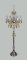 Crystal floor lamp AK-1740-6-NK Ambra