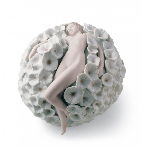 Floral Dreams Woman Figurine