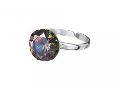 Stříbrný prsten Starry s kubickou zirkonií Preciosa - kombi