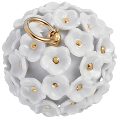 1739 Royal Flower "Snowball flower pendant"