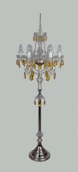 Křišťálová stojanová lampa AK-1740-6-NK Ambra