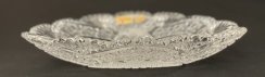 Cut crystal plate - Height 6cm / Width32cm