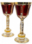 Paneled liqueur glass - set of 2pcs - Height 13cm/50ml
