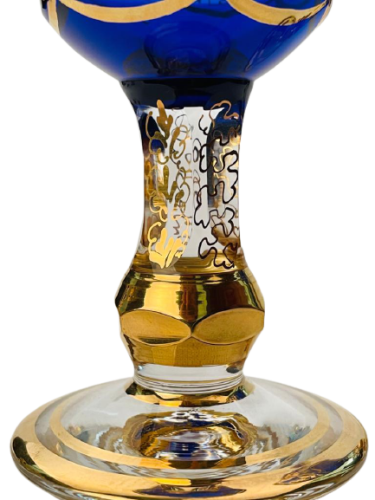 Copa de licor panelada - juego de 2 piezas - Altura 13cm/90ml