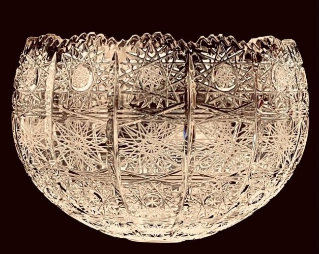 Křišťálová mísa - Výška 14cm