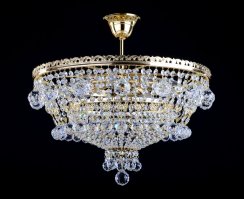 Křišťálový lustr 7000-9-R s Swarovski ověsy