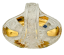 Broušený pozlacený košík - Výška 10cm