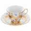 B型金青铜散花 - 咖啡杯和茶碟