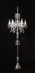 Crystal floor lamp AK1740/6/NK