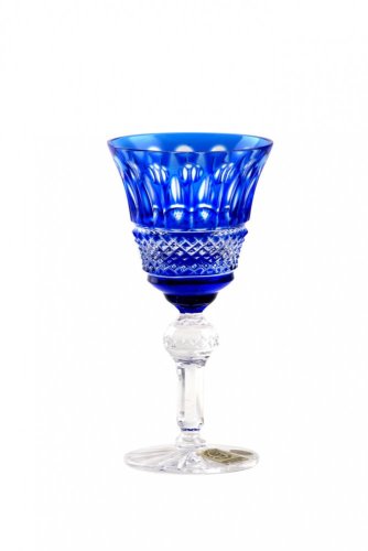 彩色切割利口酒杯 - 一套6个 - 50毫升