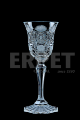 Cut crystal liqueur glasses - set of 2pcs