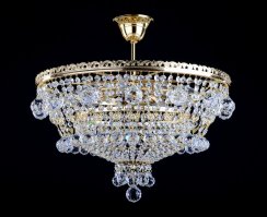 Lámpara de cristal 7000-9-R con adornos de Swarovski
