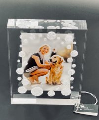 Photo frame made with SWAROVSKI® elements 13cmx9cm