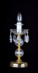Křišťálová stolní lampa SE-0150-1-S